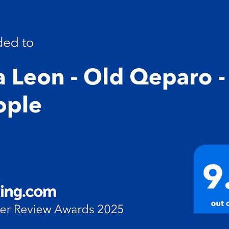 Vila Leon - Old Qeparo - 6 People Eksteriør bilde